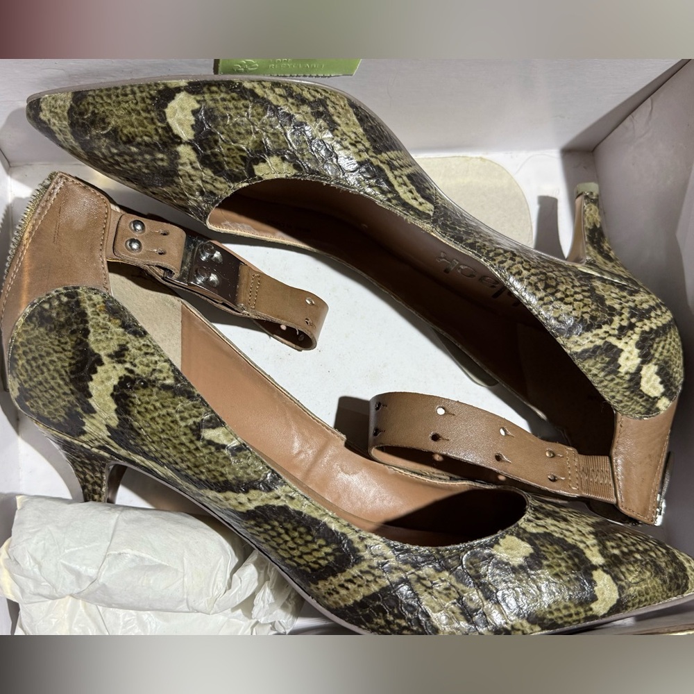 🔥Snakeskin Leather Women's Heels